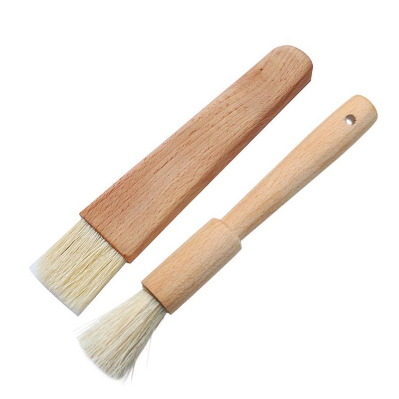 Kitchen Baking Utensils - 2Pcs BBQ Basting Brushes Oil Sauce