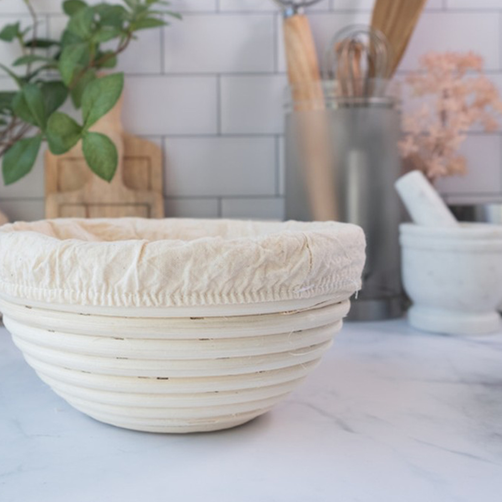 Kitchen Baking Gadgets - 2Pcs Bread Basket Cloth Cover Dough