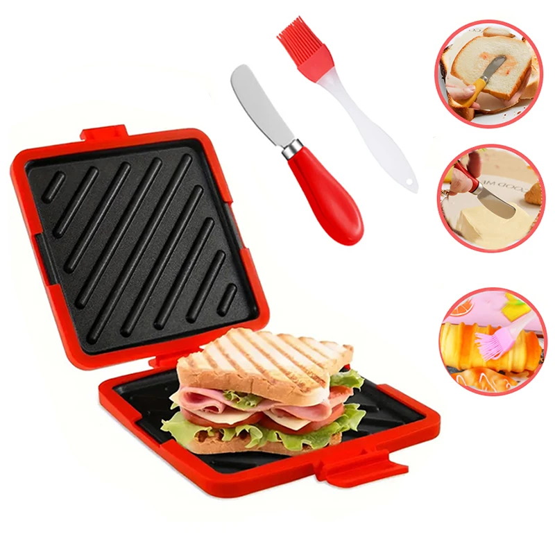 3pack Food Grade Sandwich Toas - Kitchen Baking Gadgets review and price