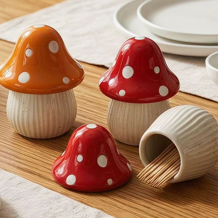 Cartoon Mushroom Ceramic Stora - Kitchen Zo review and price