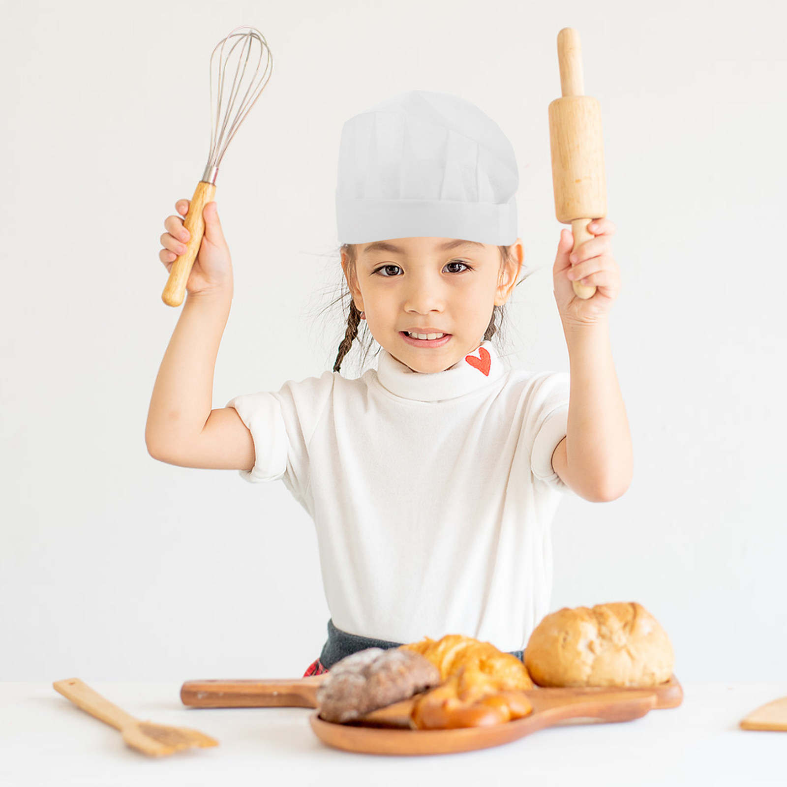 15Pcs Kids Chef Hats Disposabl - Baking In Kitchen review and price
