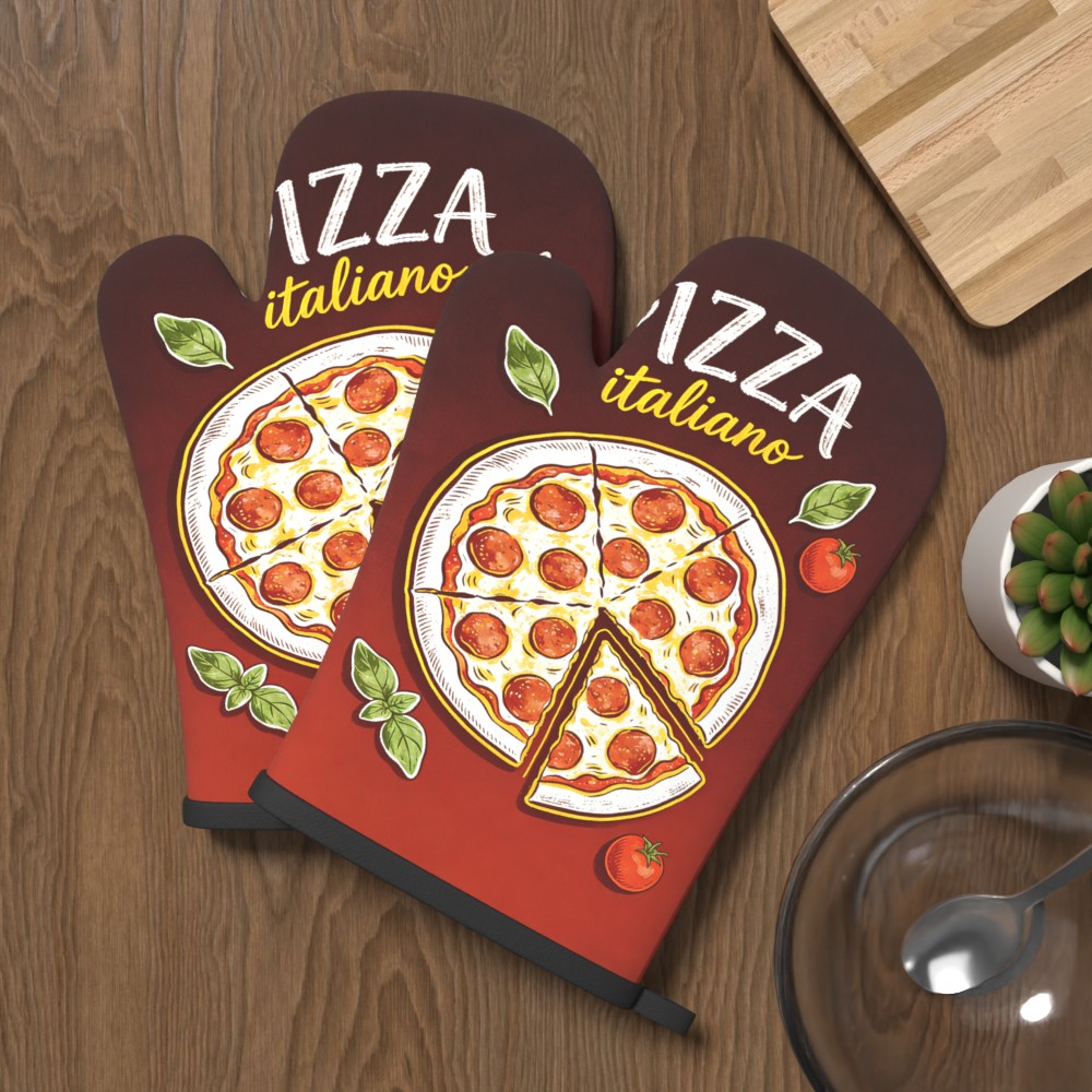 Pizza Italiano Print Oven Mitt - Kitchen Baking Machine review and price