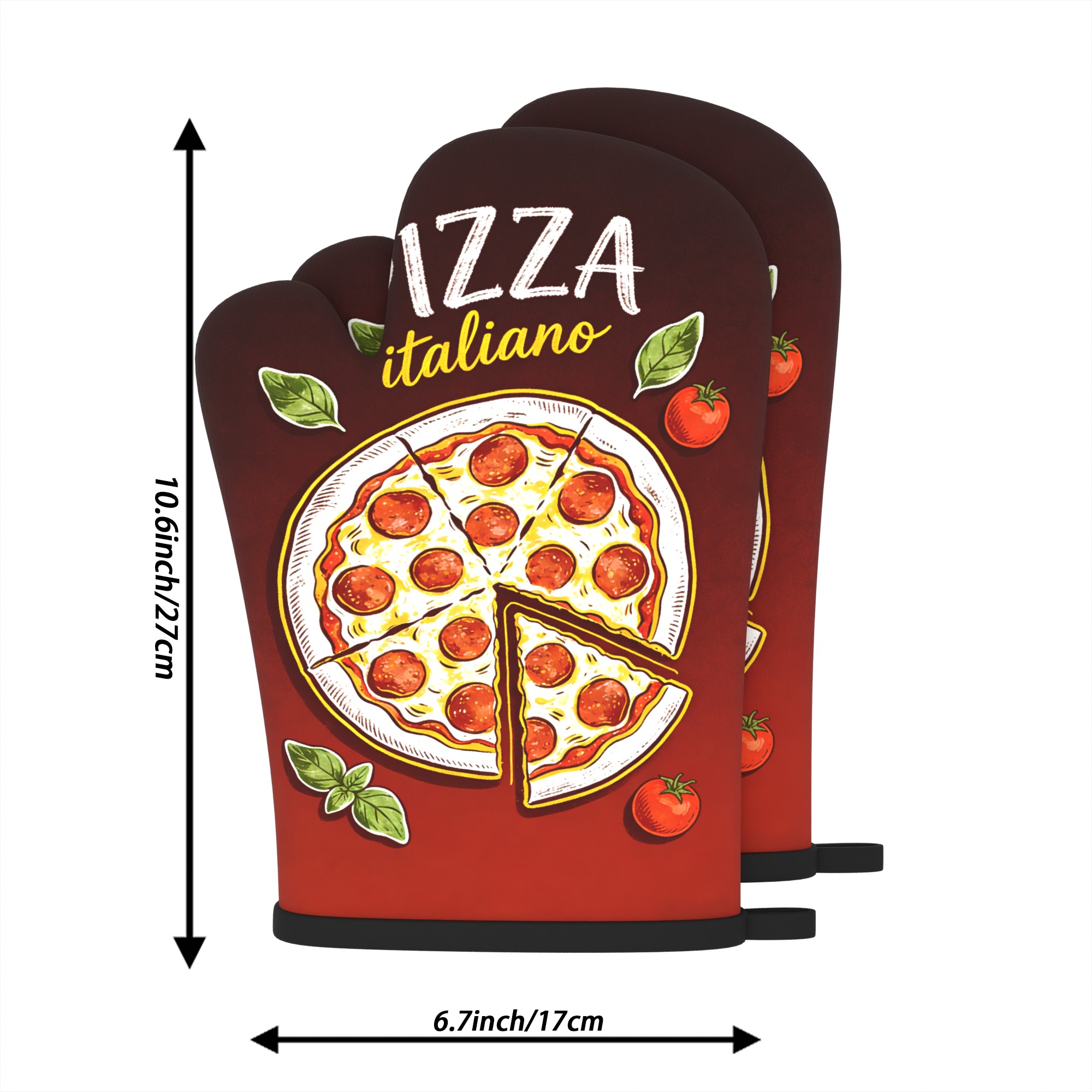 Pizza Italiano Print Oven Mitt - Kitchen Baking Machine review and price