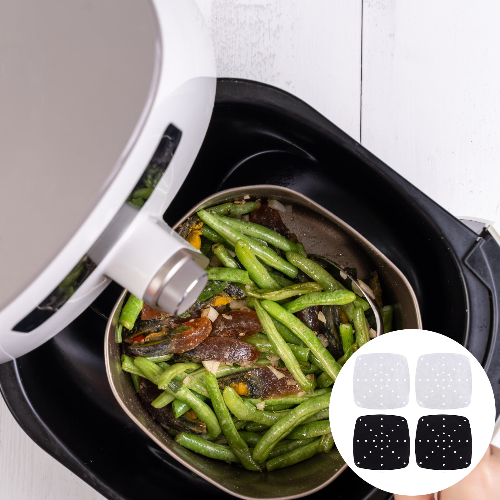 4Pcs Heat Resistant Air Fryer  - Kitchen Baking Gadgets review and price