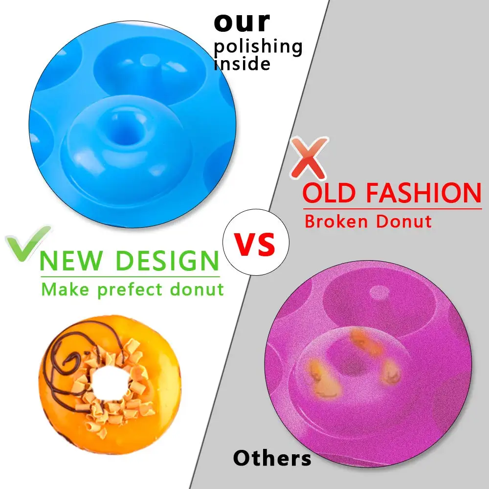 6 Holes Silicone Donut Mold Ba - Kitchen Baking Utensils review and price