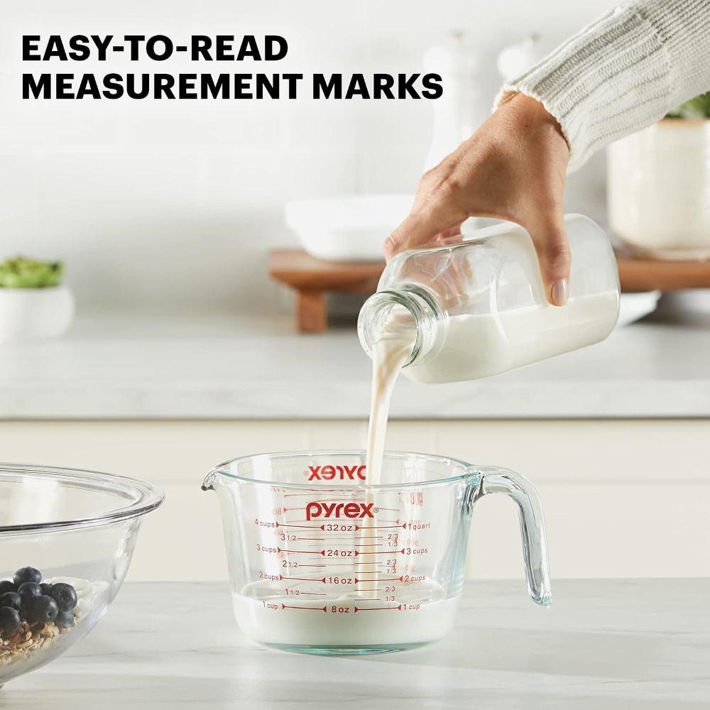 4 Cup Glass Measuring Cup for  - Kitchen Baking Essentials review and price