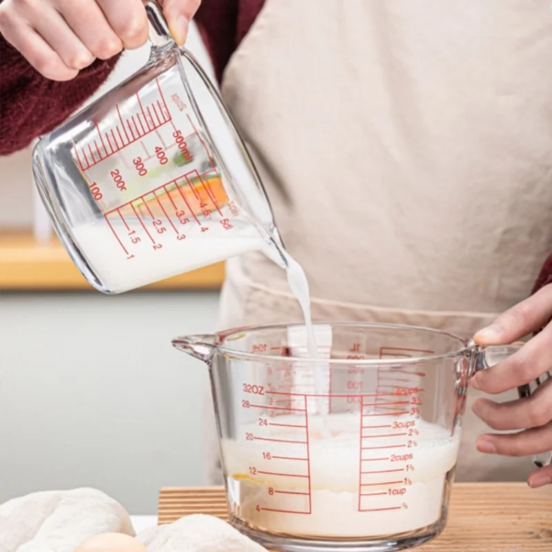 2/4 Cup Glass Measuring Cup Fo - Kitchen Baking Essentials review and price