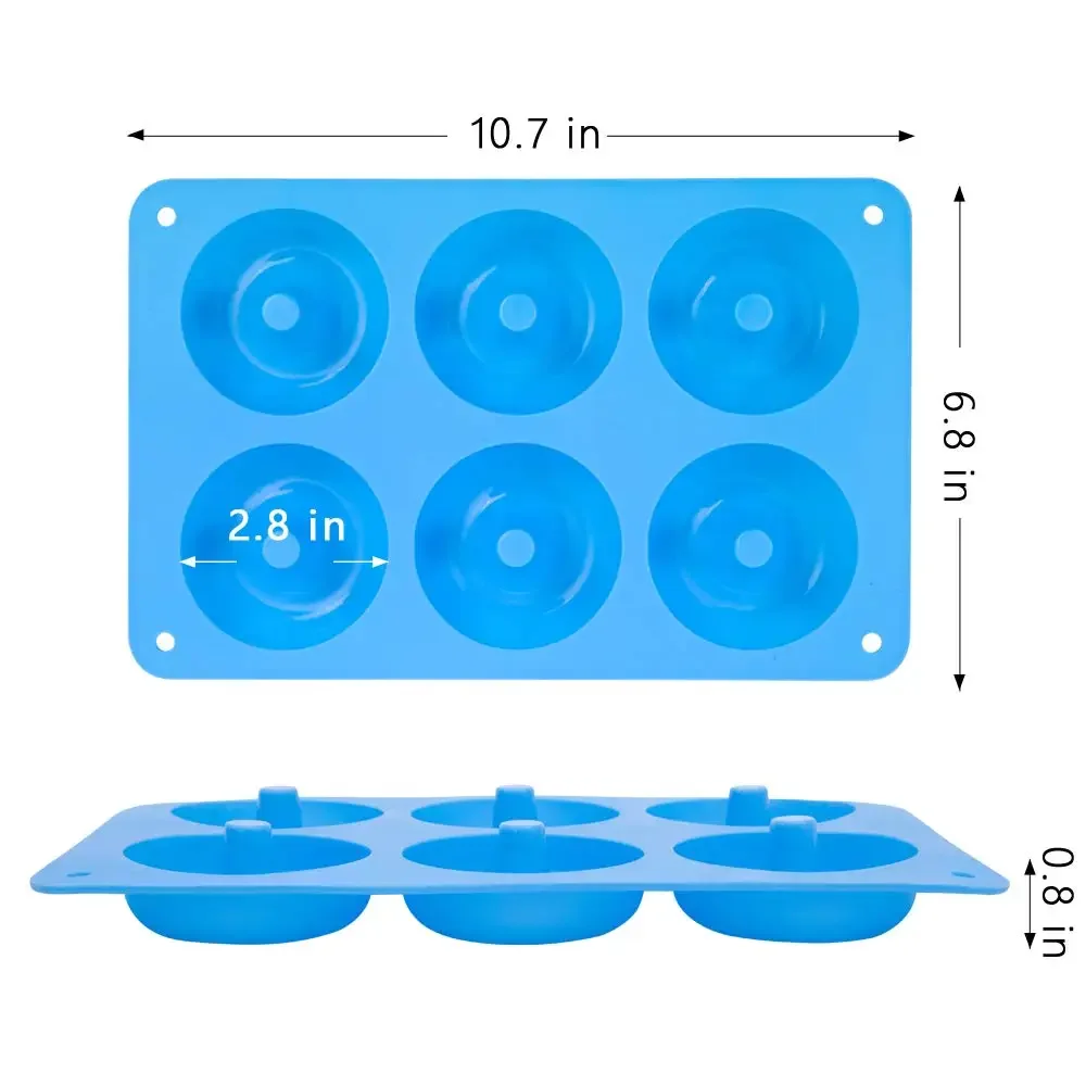 1/2pcs Silicone Muffins Donut  - Kitchen Baking Utensils review and price