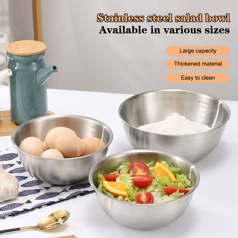 1PC Stainless Steel Bowl Set W - Kitchen Baking Essentials review and price