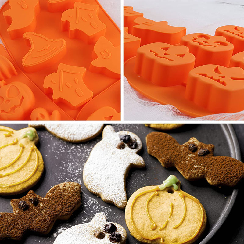 Halloween Moulds Nonstick Sili - Kitchen Baking Utensils review and price
